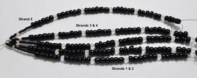 Step 6b: Complete fifth strand